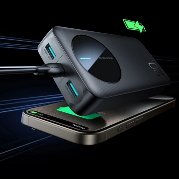 Powerbank Joyroom 20000mAh 2.4A 2x USB-A 1x USB-C - schwarz