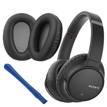 Nauszniki 2x wymienne pady gąbki do słuchawek do SONY WH-CH700N MDR-ZX770BN ZX Czarne