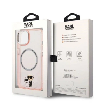 Etui Karl Lagerfeld KLHMP14SHNKCIP do iPhone 14 6,1" hardcase Iconic Karl&Choupette Magsafe