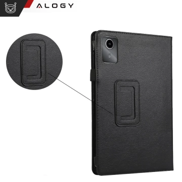 Etui do Lenovo Tab K11 K11E 11” M11 10.95" TB330FU/TB330XU/TB331FC stojak pokrowiec obudowa z klapką na tablet Case Alogy Czarne