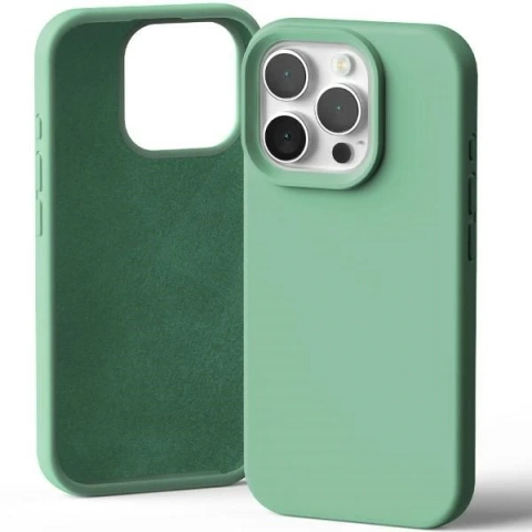 Etui Mercury Silicone do iPhone 16 Pro 6,3" Zielony