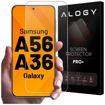 Etui do Samsung Galaxy A56 / A36 5G obudowa ochronna na telefon Alogy HybridMag™️ Case do MagSafe Przezroczyste + Szkło hartowane