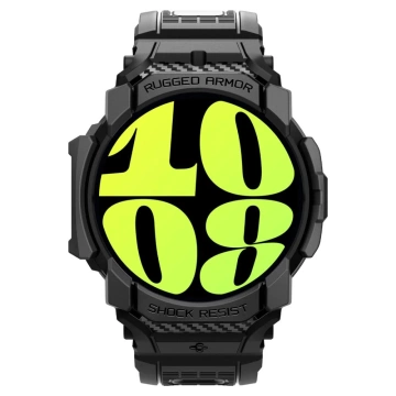 Spigen Rugged Armor „PRO“ Hülle für Samsung Galaxy Watch 7 (40 mm) Mattschwarz