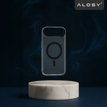 Etui do Apple iPhone 17 Air – matowa obudowa do MagSafe z ochroną obiektywu, smukłe i odporne na zarysowania, idealne dopasowanie – Alogy Skinny MatteCase™ Czarne + 2x szkło hartowane 