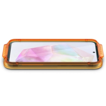 Spigen Alm Glas.tR Panzerglas 2er-Pack für Samsung Galaxy A35 5G Klar