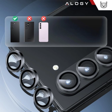 Szkło do Samsung Galaxy S25 Plus nakładka na aparat obiektyw obiektywy aparatu Alogy ProCam Shield™️ osłona ochronna