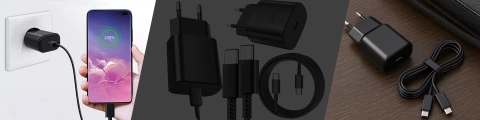 Original Samsung USB-C Ladegerät 25W Typ C Kabel 180cm Premium Super Fast Charge Set Weiß