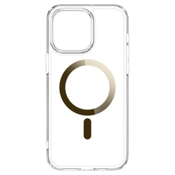 Etui Spigen Ultra Hybrid Mag do MagSafe do iPhone 15 Pro gold