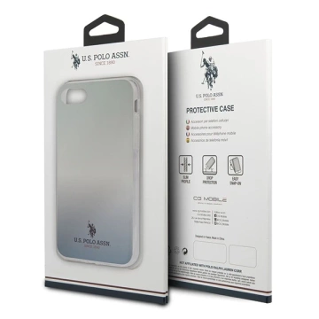 Etui na telefon US Polo Gradient Pattern Collection iPhone 7/8/SE 2020 / SE 2022 niebieski/blue