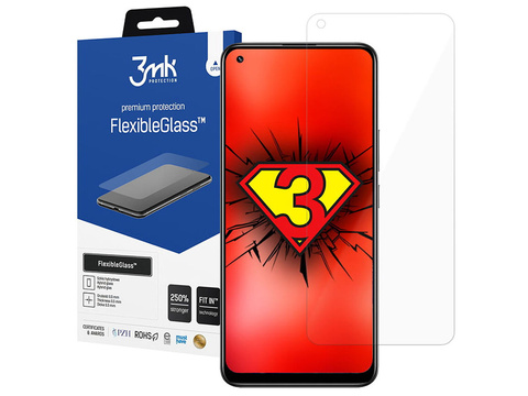 3mk Schützendes Hybridglas Flexibles Glas 7H für Realme 8 Pro