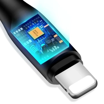 USAMS Kabel U18 Lightning 2A Fast Charge 1m Czarny/Schwarz SJ266USB01 (US-SJ266)