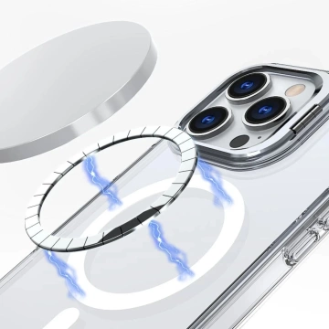 Etui do iPhone 16 Pro Max MagStand MagSafe na telefon Clear