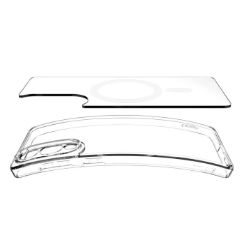 Etui Spigen Ultra Hybrid Mag z MagSafe na Samsung Galaxy S25 Edge - przezroczyste
