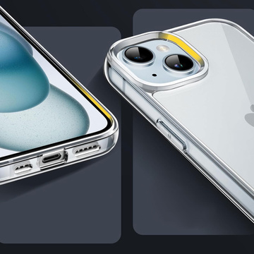 Gepanzerte Hülle für iPhone 15 3mk Armor Case Klare schützende Rückseite aus transparentem Glas