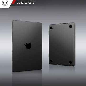 Schutzhülle für Apple MacBook Pro 16 - M1/M2/M3/M4 2021-2024 2025 Alogy AirGuard™ Flexible Hülle Mattschwarz