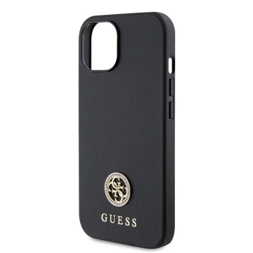 Etui Guess GUHCP15MPS4DGPK für iPhone 15 Plus 6,7" Hardcase Strass Metal Logo czarny/schwarz