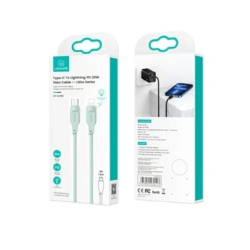 Kabel USMAS USB-C na Lightning PD Fast Charging 1.2m zielony