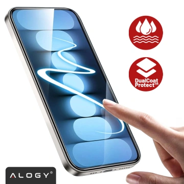 Folia hydrożelowa do Apple iPhone 16e – elastyczna ochrona ekranu, samoregeneracja, pełne dopasowanie i wysoka przejrzystość – Alogy Hydrogel Film™