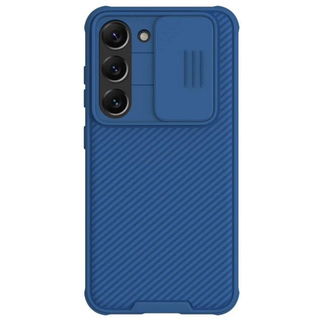 Nillkin CamShield Pro Case Hülle für Samsung Galaxy S23 Hülle mit Kameraabdeckung blau