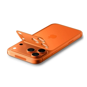 Osłona Aparatu do iPhone 17 Pro Spigen Optik Pro XL EZ Fit Orange