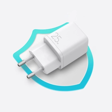 Joyroom Fast USB Typ C Ladegerät 25W 3A EU Stecker Weiß (L-P251)