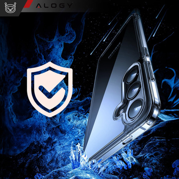 Etui do Samsung Galaxy S24+ Plus obudowa plecki futerał Hybrid Clear Case Alogy Przezroczyste