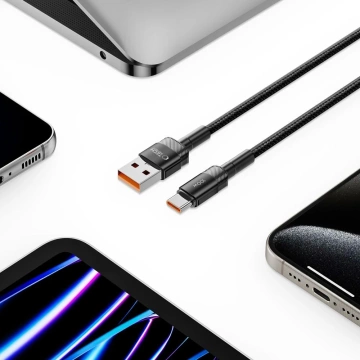 Kabel UltraBoost Evo USB-C / USB-C PD 100W 5A 0.25 m Czarny
