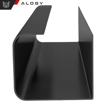 Kabel-Organizer unter der Tischplatte, Ablage für Kabel, Kabelleisten, Tischplatte, Alogy-Schreibtisch, 55 cm, Schwarz