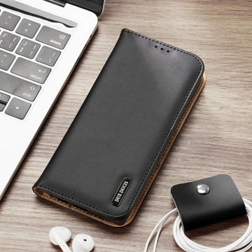 Etui ochronne Dux Ducis Hivo do Samsung Galaxy S23+ pokrowiec z klapką portfel podstawka blokada RFID brązowe