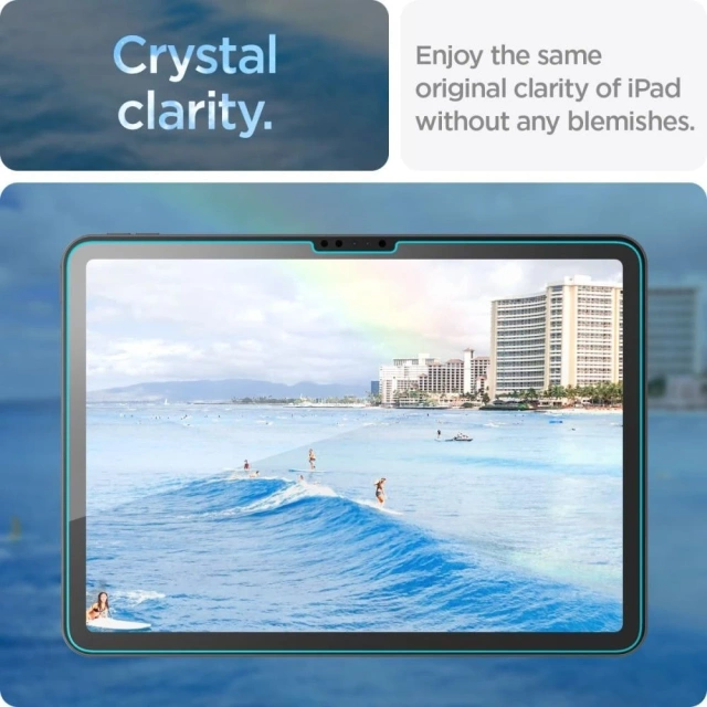 Szkło hartowane Spigen Glas.tR ”Ez Fit” do Apple iPad Air 11 6 / 2024 Clear