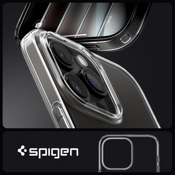 Hülle für iPhone 15 Pro Max Spigen Liquid Crystal Case, Schutzhülle für das Crystal Clear-Telefon