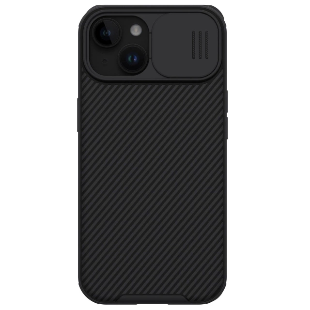 Nillkin CamShield Pro magnetische Hülle für iPhone 15 Plus mit Kameraschutz – Schwarz