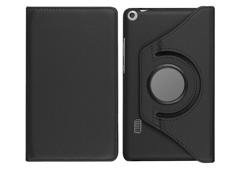 360 drehbare Hülle für Huawei MediaPad T3 7.0 Schwarz