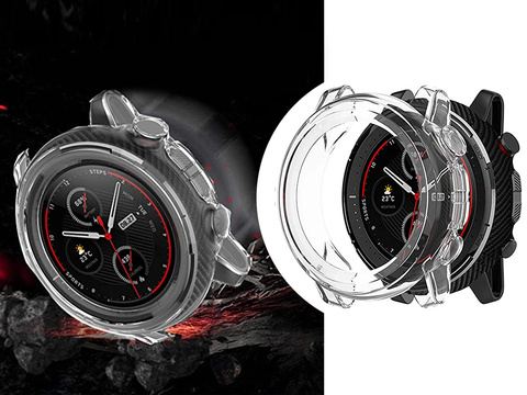 Etui silikonowe nakładka Alogy case do Xiaomi Amazfit Stratos 3 Przezroczyste