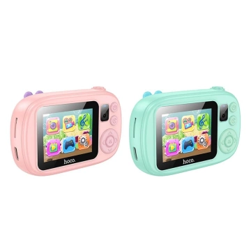 Digitalkamera für Kinder HOCO DV205 Selfie 1MP 2" HD Rosa