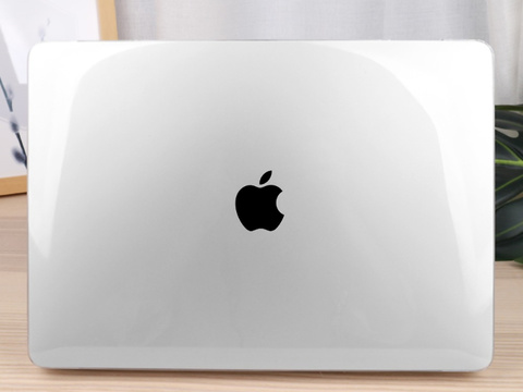 Etui Alogy Hard Case do Apple MacBook Air 13 M1 2021 Przezroczyste + Folia na ekran + Nakładka na klawiaturę
