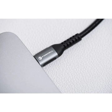Kabel USB-C 240W Forcell F-Energy QC4.0 PD Cafule 0,25 m czarny