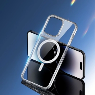 DUX DUCIS Clin Mag Hülle – transparente Hülle kompatibel mit MagSafe für iPhone 15 Pro Max