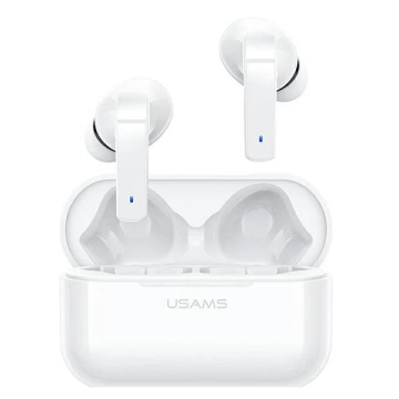 Bluetooth 5.0 Kopfhörer USAMS TWS LY-Serie ANC wireless weiß/weiß BHULY06