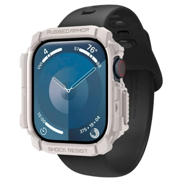 ETUI DO APPLE WATCH 10 (46MM) BEŻOWE DUNE BEIGE SPIGEN RUGGED ARMOR PRO