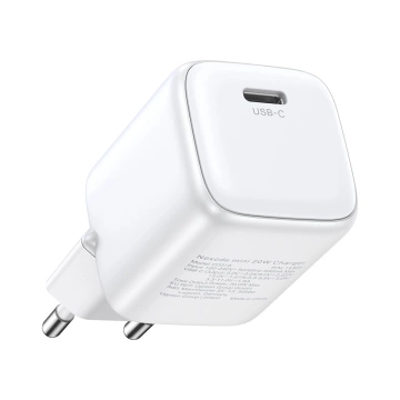 Ładowarka Ugreen Nexode mini sieciowa GaN 20W USB-C  PD 3.0 / QC 4.0 - Biała