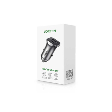 UGREEN CD130 Autoladegerät, USB-A PD 3.0, USB-C, QC3.0 30W (grau)