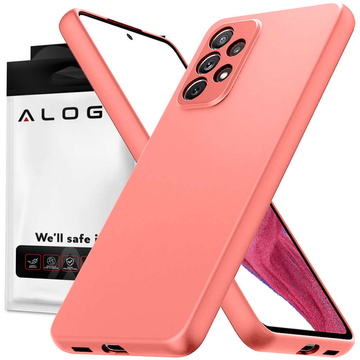 Schutzhülle Alogy Thin Soft Case für Samsung Galaxy A53 / A53 5G Rosa Glas