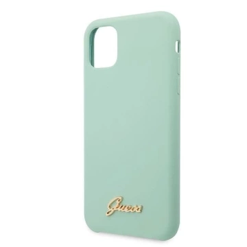 Ratet mal, GUHCN65LSLMGG iPhone 11 Pro Max zielony/grün Hartschale Silikon Vintage Gold Logo