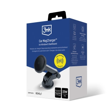 Autohalterung mit MagSafe 3mk Car MagCharger™ für Fenster