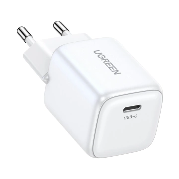 Ładowarka Ugreen Nexode mini sieciowa GaN 20W USB-C  PD 3.0 / QC 4.0 - Biała