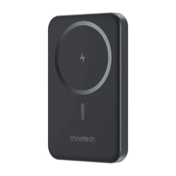 Powerbank Magnetisch Schwarz 5000mAh 20W Dünn Kabellos Schwarz