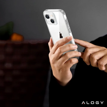 Etui pancerne obudowa Alogy Hybrid Case do Apple iPhone 13/14 Przezroczyste