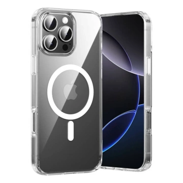 Schutzhülle für iPhone 16 Pro Max Vention MagSafe transparent, widerstandsfähig