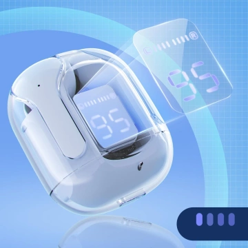 Słuchawki bezprzewodowe Acefast dokanałowe TWS Bluetooth jasnoniebieski (T6 ice blue)